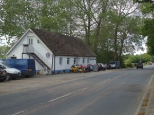 Blue &amp; White Cafe